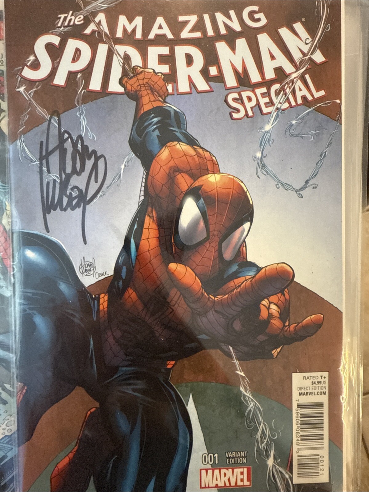 Signed, The AMAZING SPIDER-MAN Special - Adam Kubert Variant Jeff Signed, The AMAZING SPIDER-MAN Special - Adam Kubert Variant Jeff