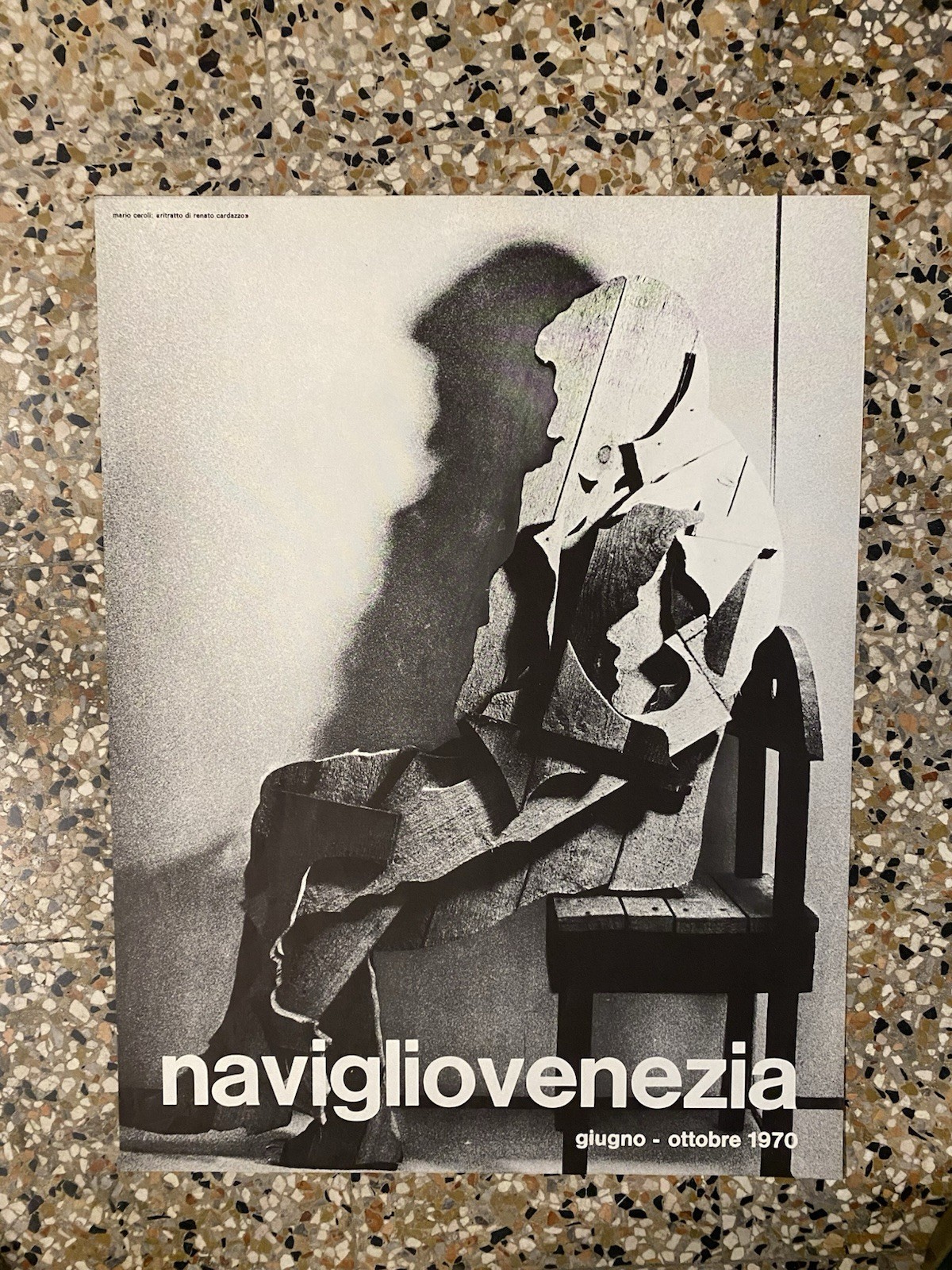 Ceroli Mario Manifesto / Poster 64 x 49 cm. Venice Galleria del Naviglio 1970 Ceroli Mario Manifesto / Poster 64 x 49 cm. Venice Galleria del Naviglio 1970
