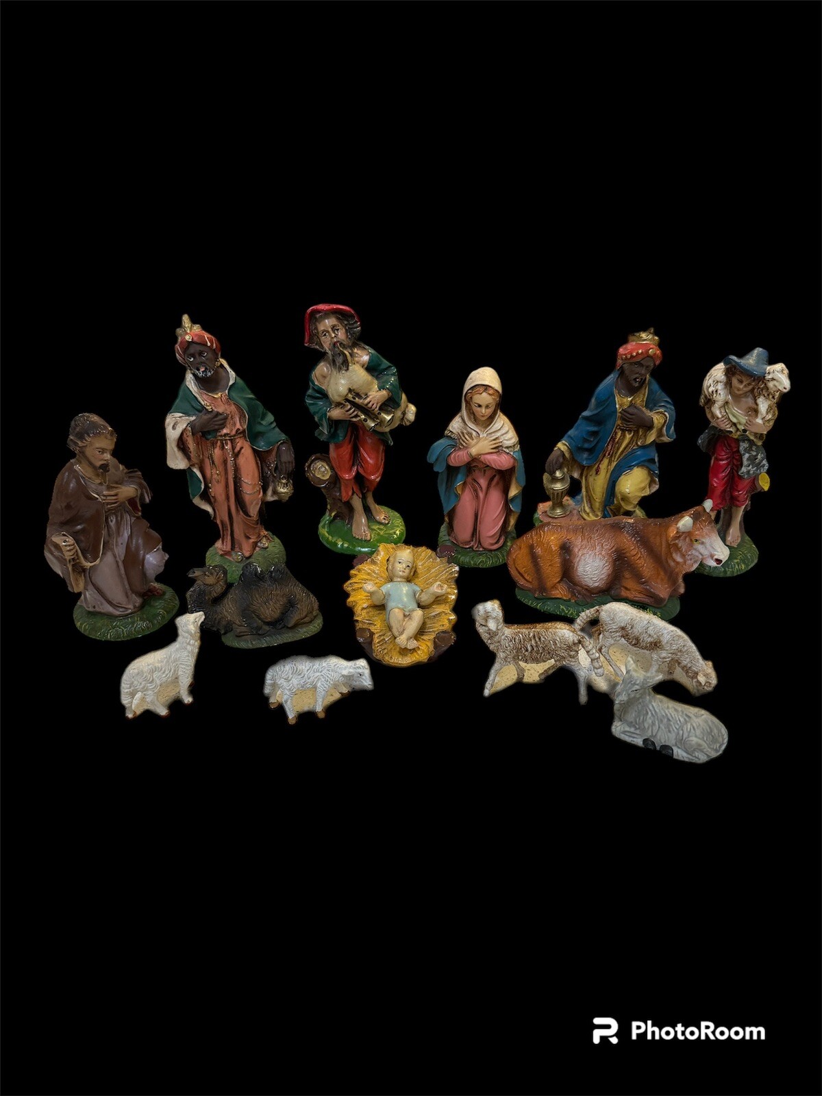 Vintage Italy 8” Scale Nativity Set Fontanini Euromarchi Vintage Italy 8” Scale Nativity Set Fontanini Euromarchi