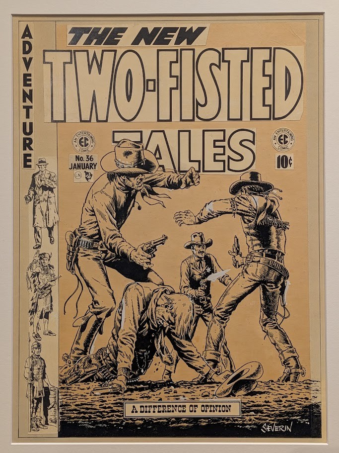 JOHN SEVERIN - TWO-FISTED TALES #36 - EC Comics, Original Cover Art, 1980