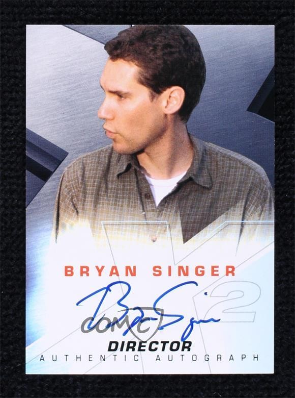 2003 Topps X-Men 2: United Authentic Bryan Singer Director Auto 18hi