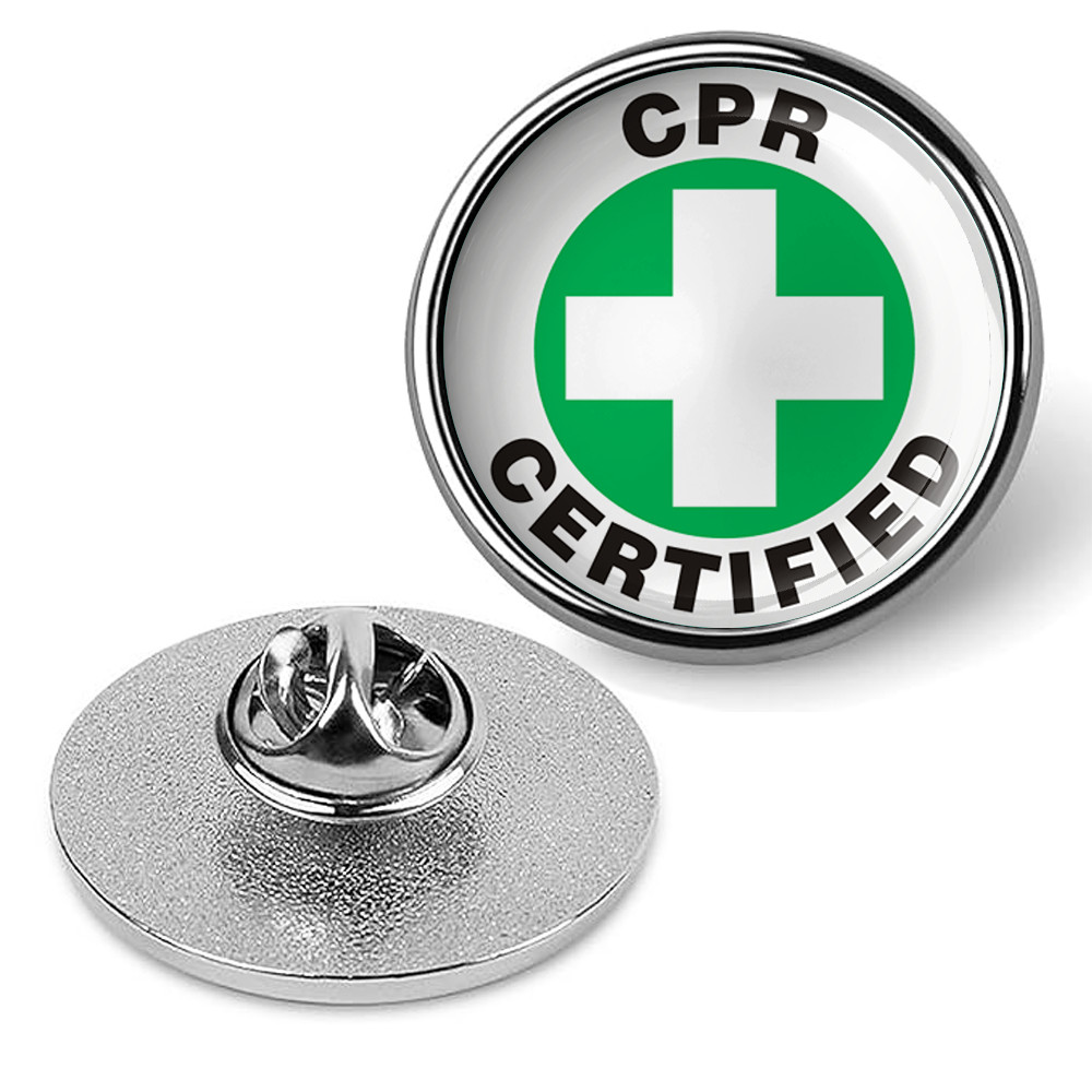 CPR Certified Hat Pin Lapel Tie Tac Badge Military Emblem Suit Shirt Hat -Silver CPR Certified Hat Pin Lapel Tie Tac Badge Military Emblem Suit Shirt Hat -Silver