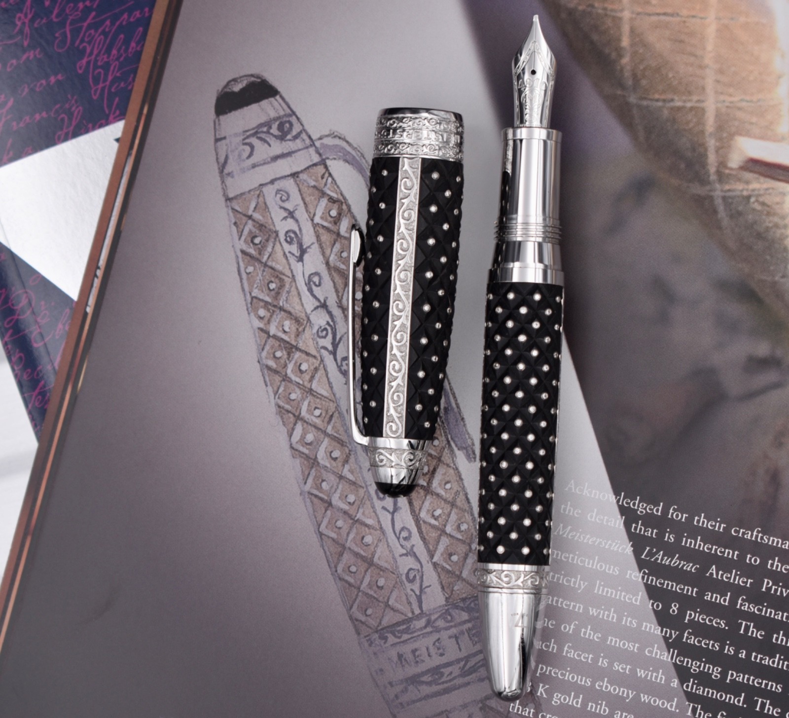 MONTBLANC 2012 Masters for Meisterstück L’Aubrac Limited Edition 8 Fountain Pen MONTBLANC 2012 Masters for Meisterstück L’Aubrac Limited Edition 8 Fountain Pen
