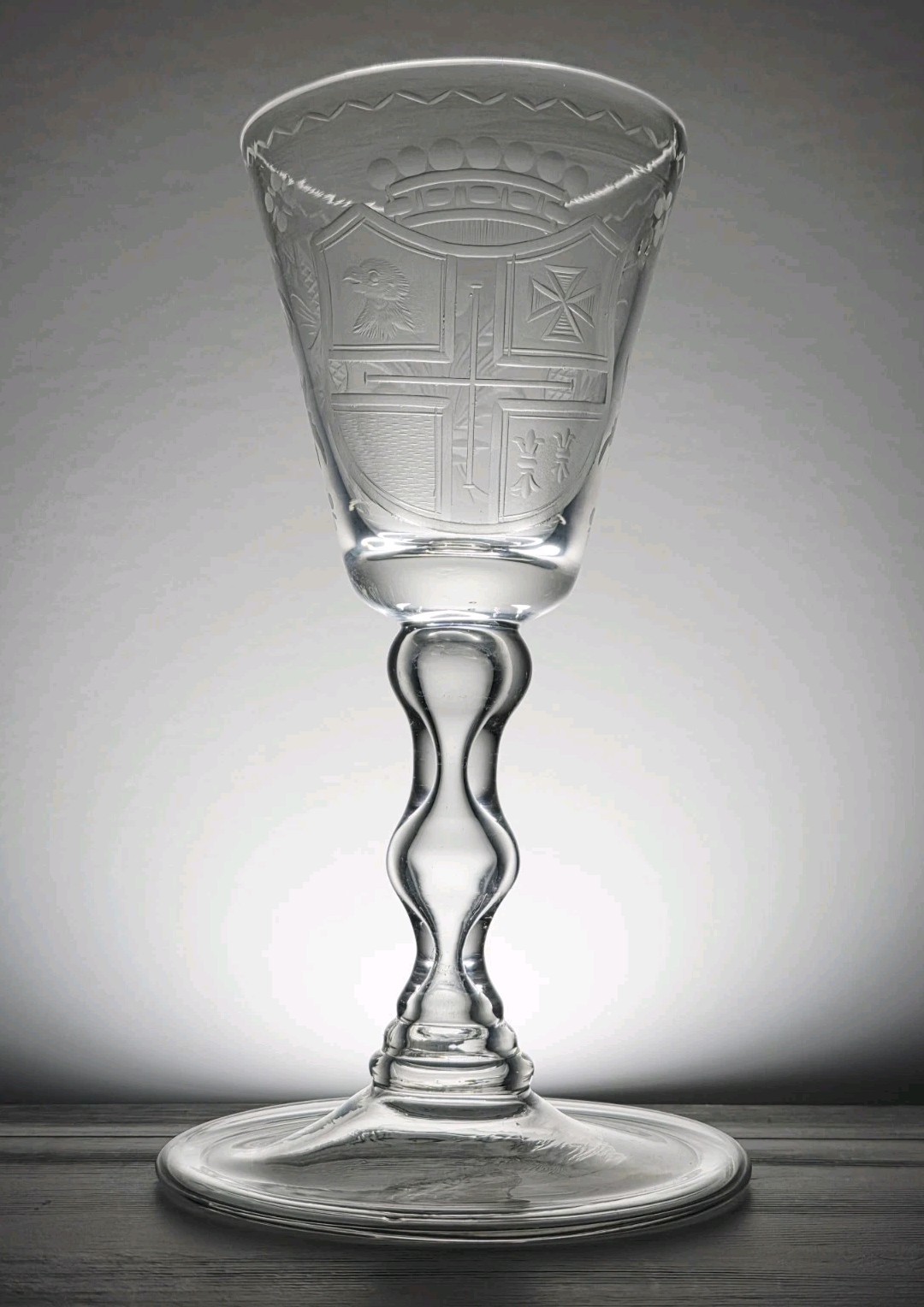 Royal Georgian George III Goblet British Nobility Coat of Arms Cipher Coronet UK