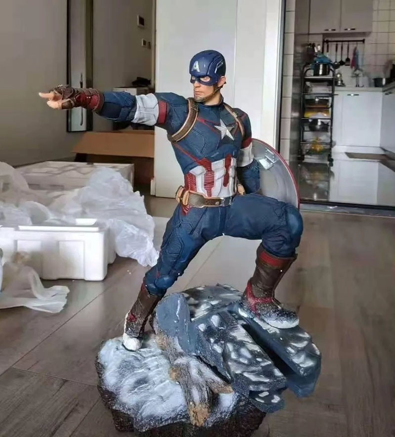 Rare Iron Studios 1/6 Avengers Captain America 1.0 Statue Limited Collection