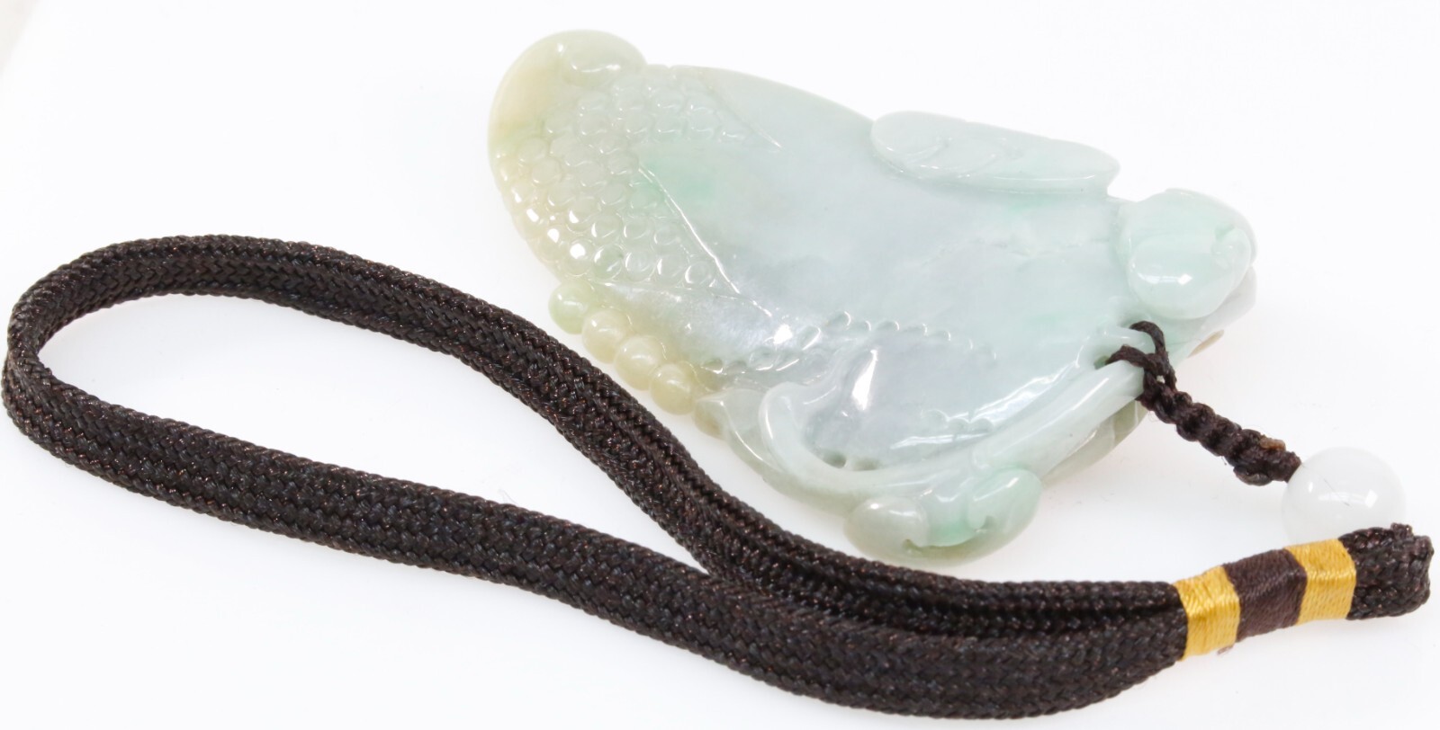 Lg. Carved A-Grade Jadeite Jade Certified ID Card 3.25 x 2 3/8 Lg. Carved A-Grade Jadeite Jade Certified ID Card 3.25 x 2 3/8
