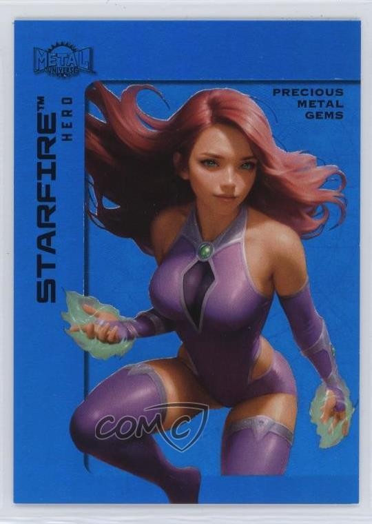 2025 Skybox Metal Universe Batman PMG Blue 48/50 Starfire #12 6o2 2025 Skybox Metal Universe Batman PMG Blue 48/50 Starfire #12 6o2