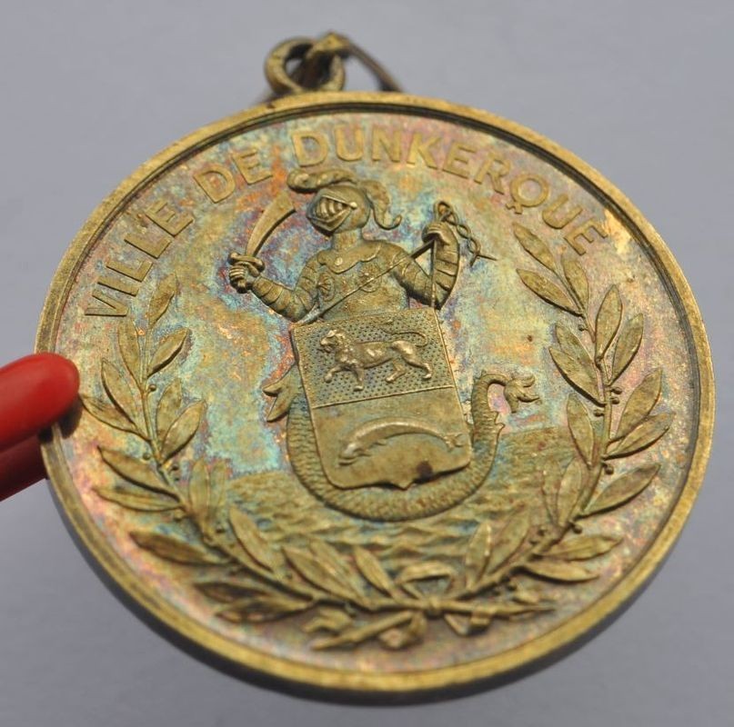 DN 1897 France Russia Visit of President Felix Faure in Russia Silver Medal UNC