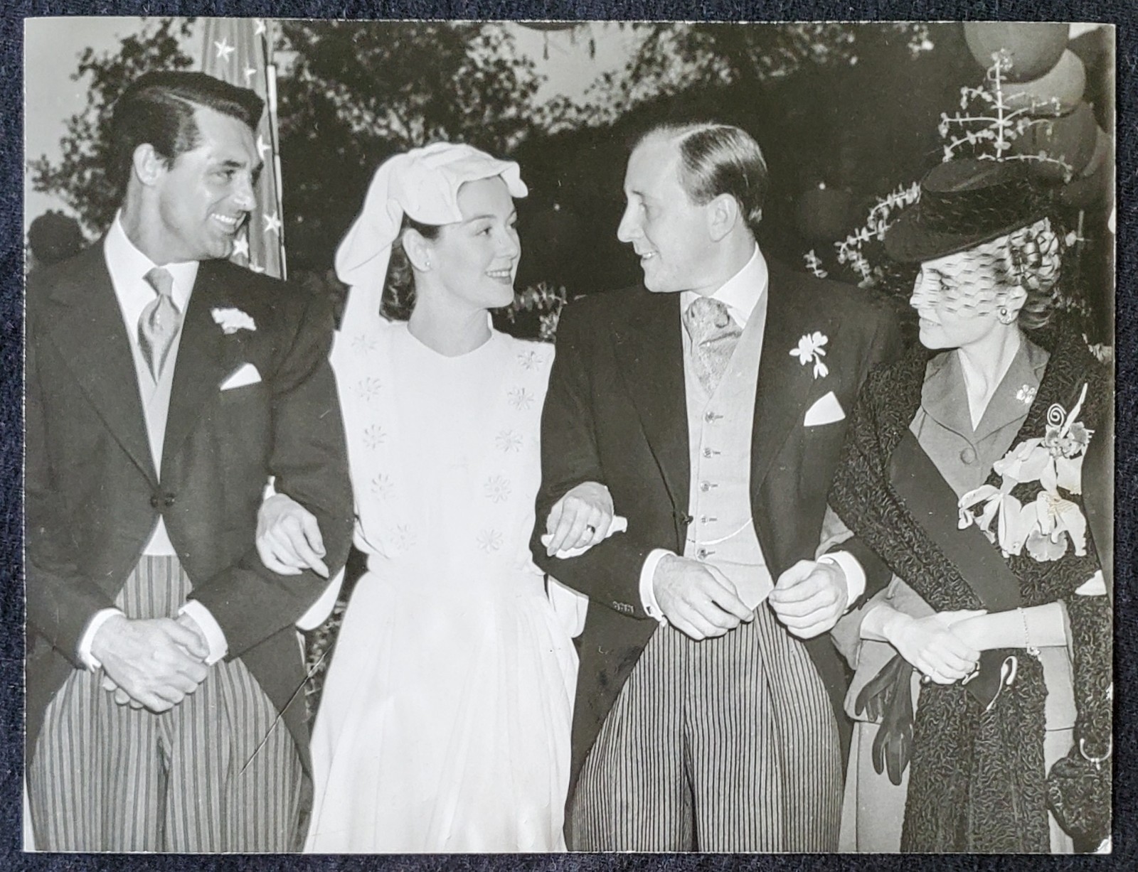 1941 Rosalind Russell Fred Brisson Cary Grant B Hutton Wedding 7x9 Photograph 1941 Rosalind Russell Fred Brisson Cary Grant B Hutton Wedding 7x9 Photograph