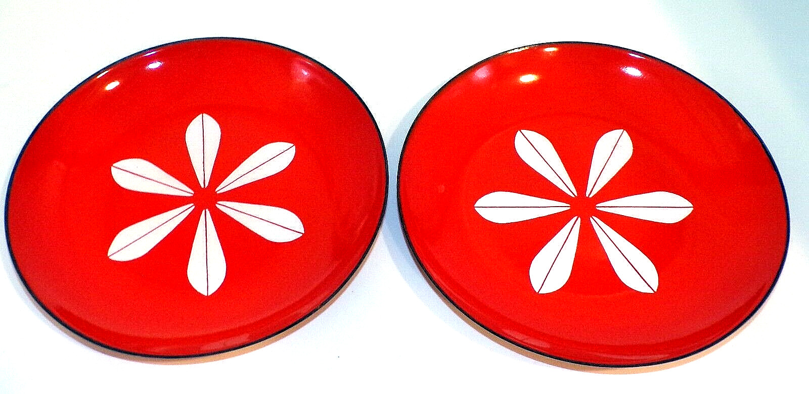 AMAZING S/10 Cathrineholm ORANGE LOTUS Enamel MCM 7.5 AMAZING S/10 Cathrineholm ORANGE LOTUS Enamel MCM 7.5