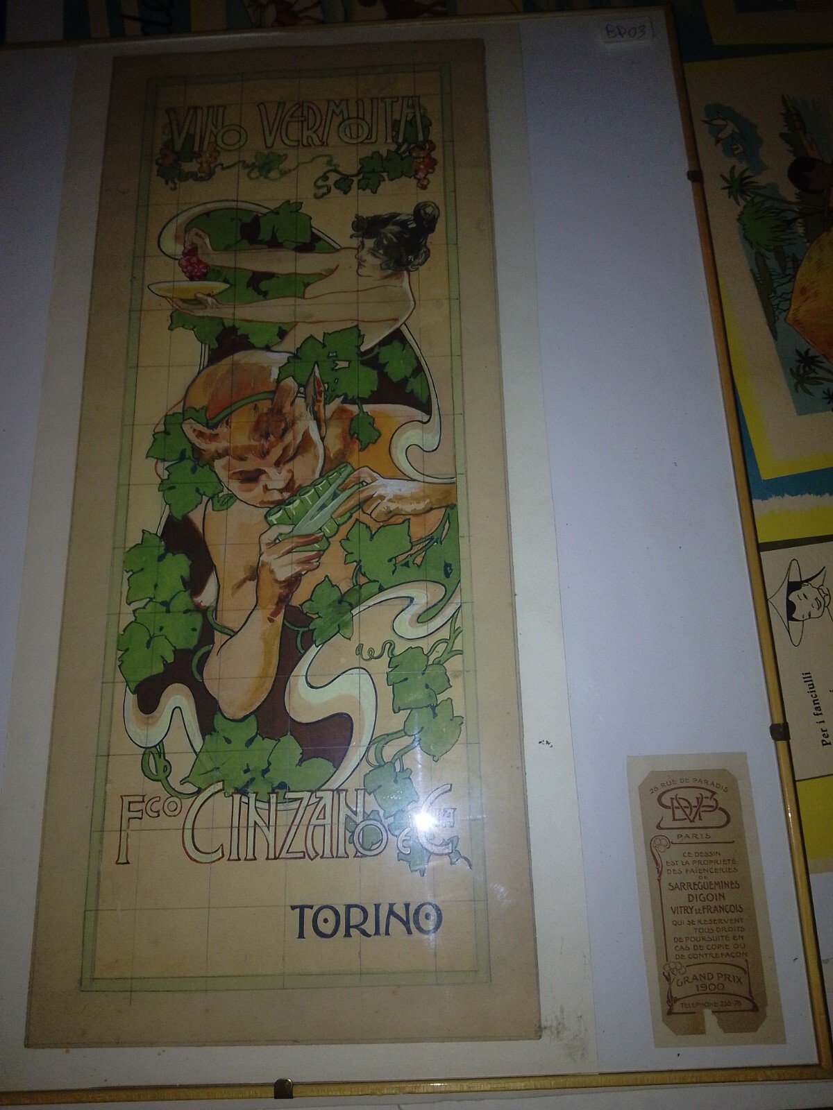 Cinzano Torino Hohenstein 1930s Advertising Original Tempera Drawing Sketch Cinzano Torino Hohenstein 1930s Advertising Original Tempera Drawing Sketch