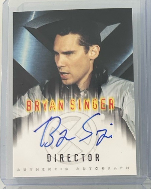 2000 Topps X-Men the Movie Authentic Autograph Bryan Singer Director RARE Auto 2000 Topps X-Men the Movie Authentic Autograph Bryan Singer Director RARE Auto