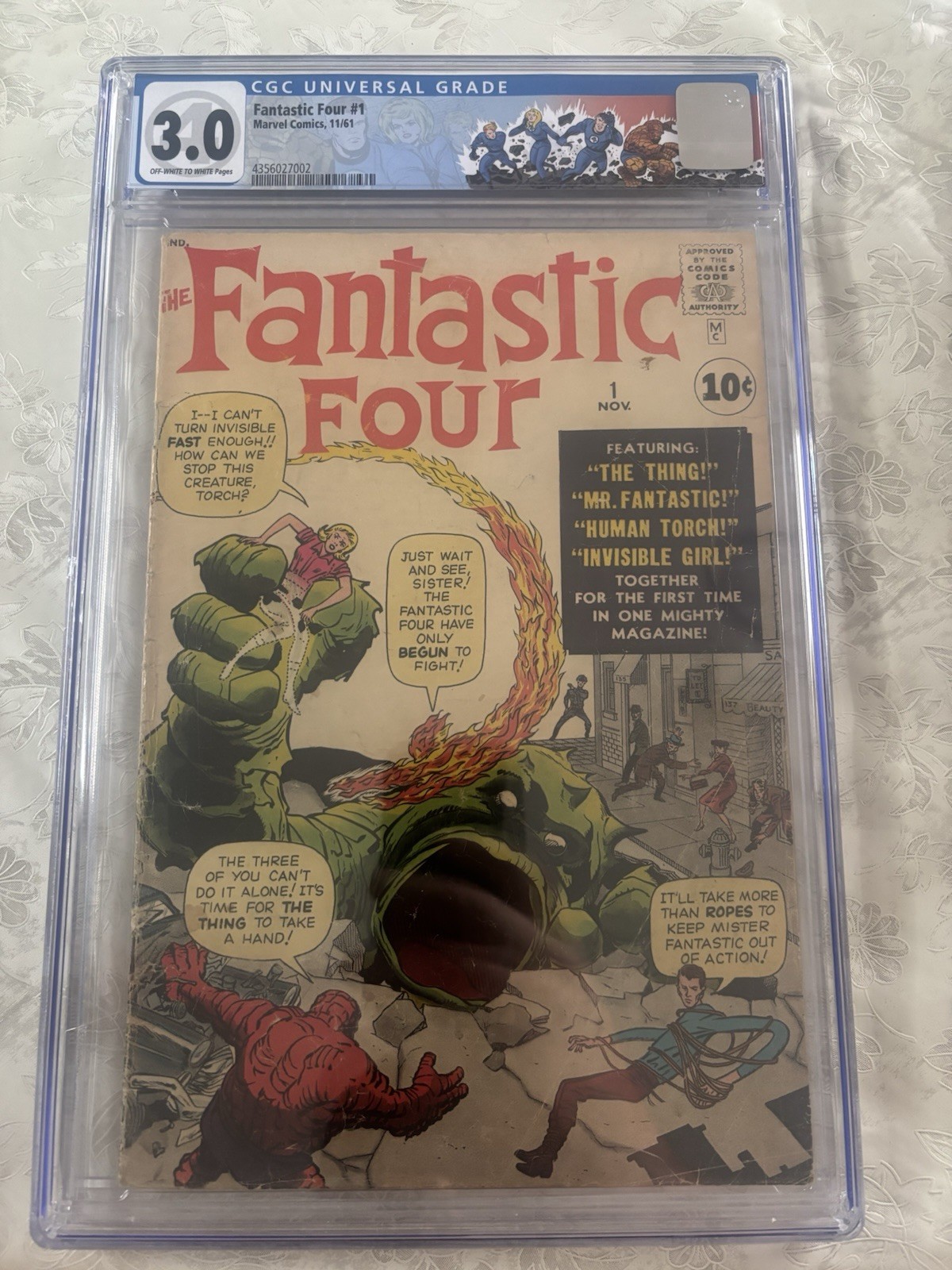 Fantastic Four #1 (1961) CGC 3.0 and Fantastic Four #2 1962 CGC 0.5 Fantastic Four #1 (1961) CGC 3.0 and Fantastic Four #2 1962 CGC 0.5