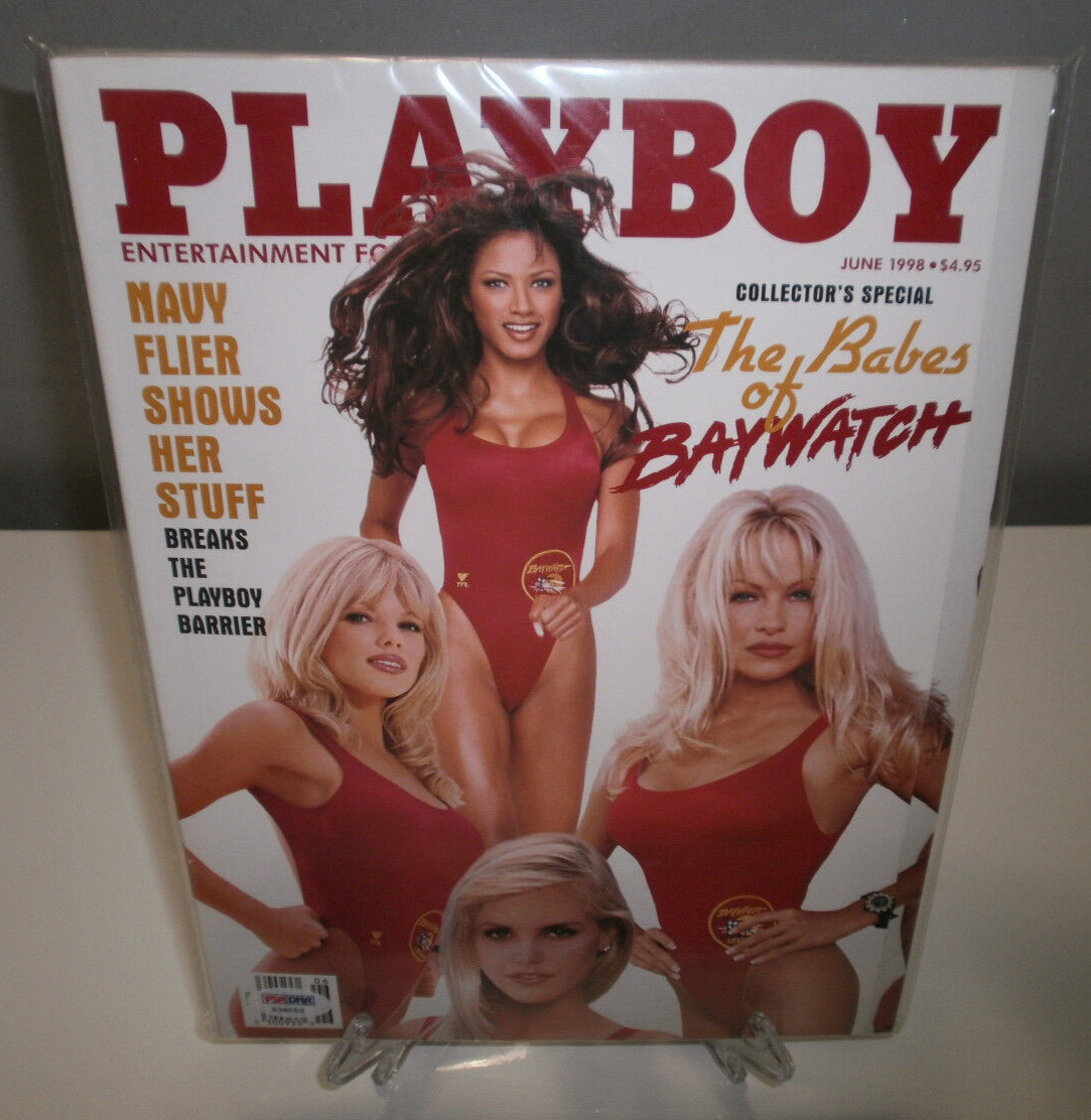 Playmate Erika Eleniak Miss July 1989 signed Playboy magazine June 1998 Rare Playmate Erika Eleniak Miss July 1989 signed Playboy magazine June 1998 Rare