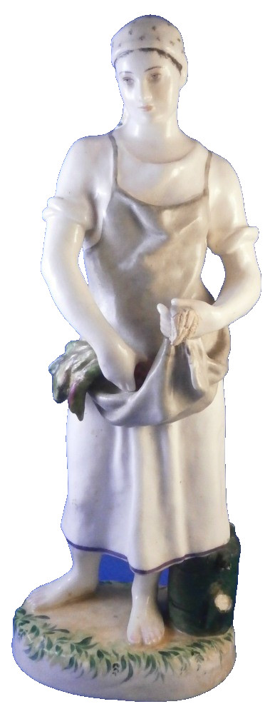 Antique State Factory Russian Porcelain Figurine Figure Russia St. Petersburg A