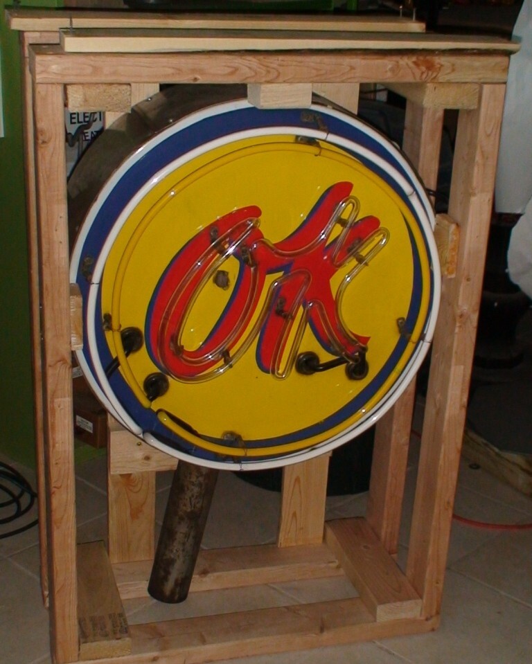 Old-Chevrolet-Used-Car-OK-porcelain-neon-sign Old-Chevrolet-Used-Car-OK-porcel