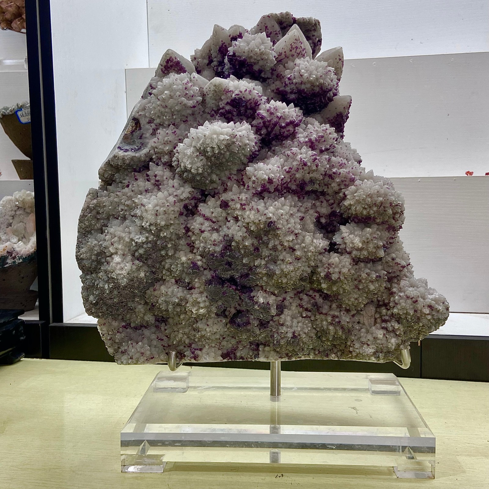 41.66lb Complete rare and gorgeous purple fluorite from Inner Mongolia, China
