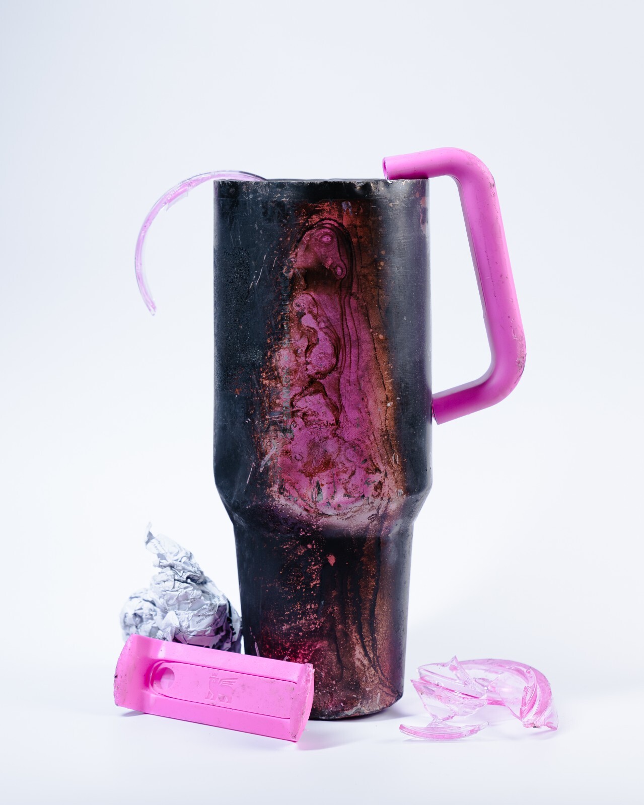 LIGHTLY USED Winter Pink Stanley x Starbucks 40oz Tumbler | One of a Kind