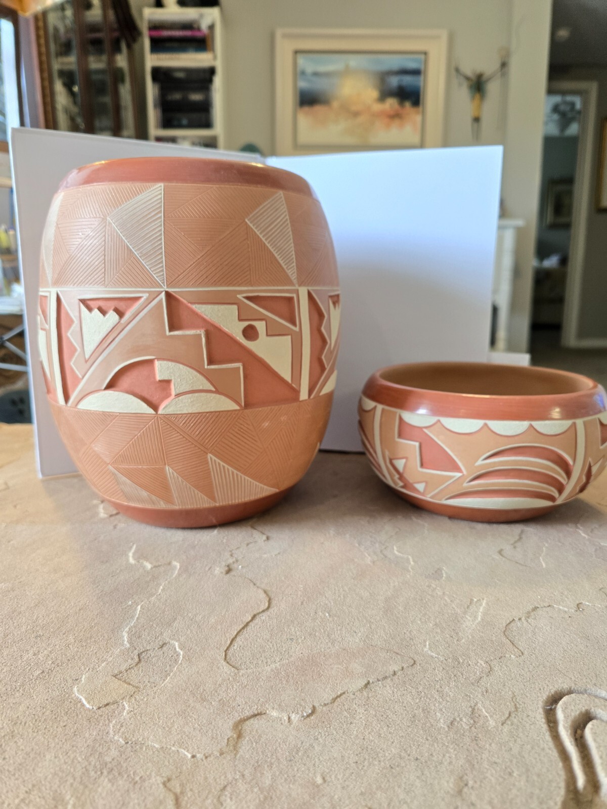 A Pueblo art group. 13 Collectibles, Native American Art.(private collection)