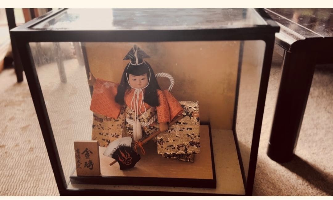 Masterpiece Japanese Doll Yoshitoku Daiko Kintoki With Display Case Yoshitoku JP Masterpiece Japanese Doll Yoshitoku Daiko Kintoki With Display Case Yoshitoku JP