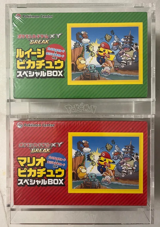 2016 POKEMON. MARIO PIKACHU SPECIAL BOX AND LUIGI PIKACHU SPECIAL BOX (SEALED) 2016 POKEMON. MARIO PIKACHU SPECIAL BOX AND LUIGI PIKACHU SPECIAL BOX (SEALED)