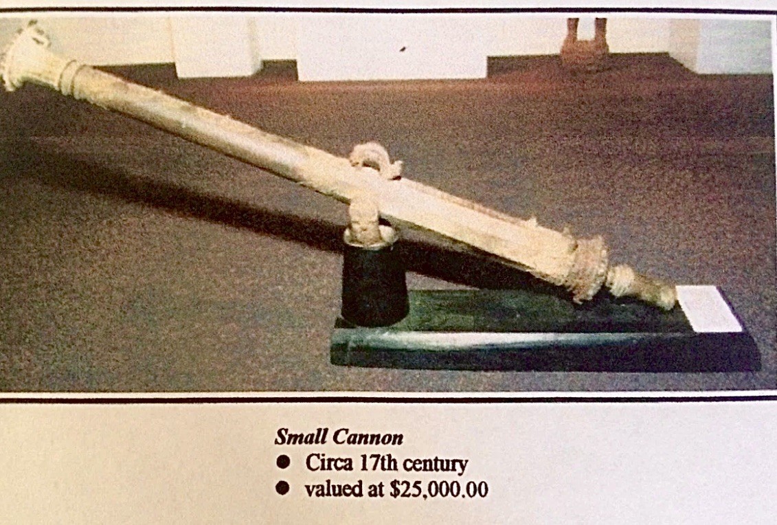17th Century Military Cannon /  Provenance The Badillo Collection / Philippines