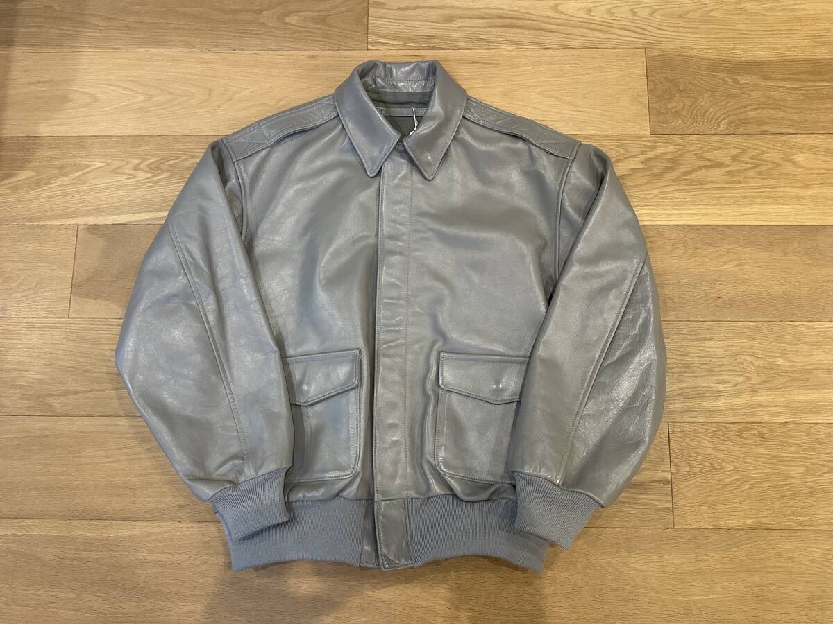 Below List Price 25Aw Avirex 7522 A-2 Gray L Outer Cowhide Leather Flight Jacket Below List Price 25Aw Avirex 7522 A-2 Gray L Outer Cowhide Leather Flight Jacket
