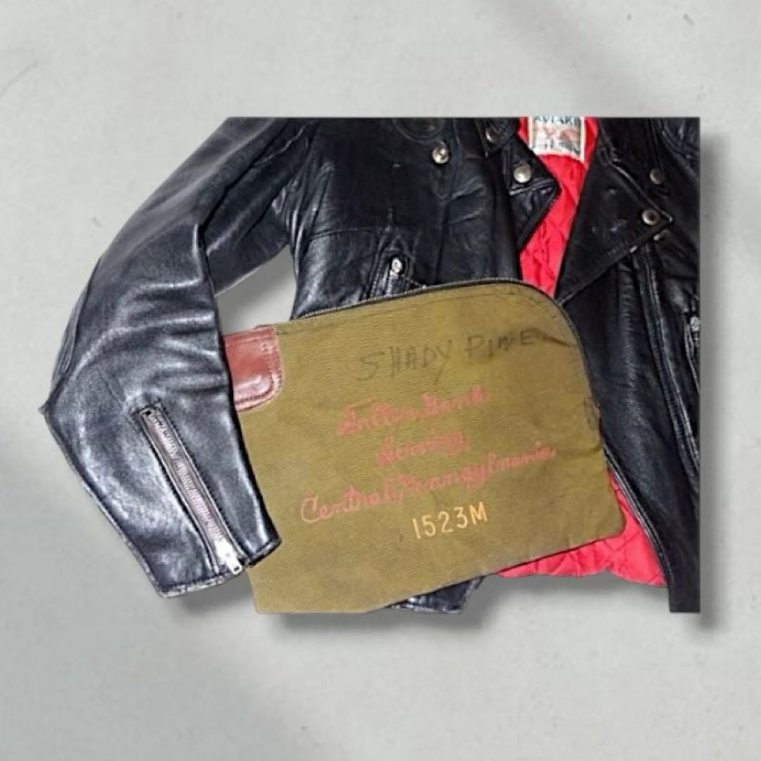 RRL 40S Vintage Bank Bag Chain Stitch Leather Men Rare Ralph Lauren Model Limite RRL 40S Vintage Bank Bag Chain Stitch Leather Men Rare Ralph Lauren Model Limite