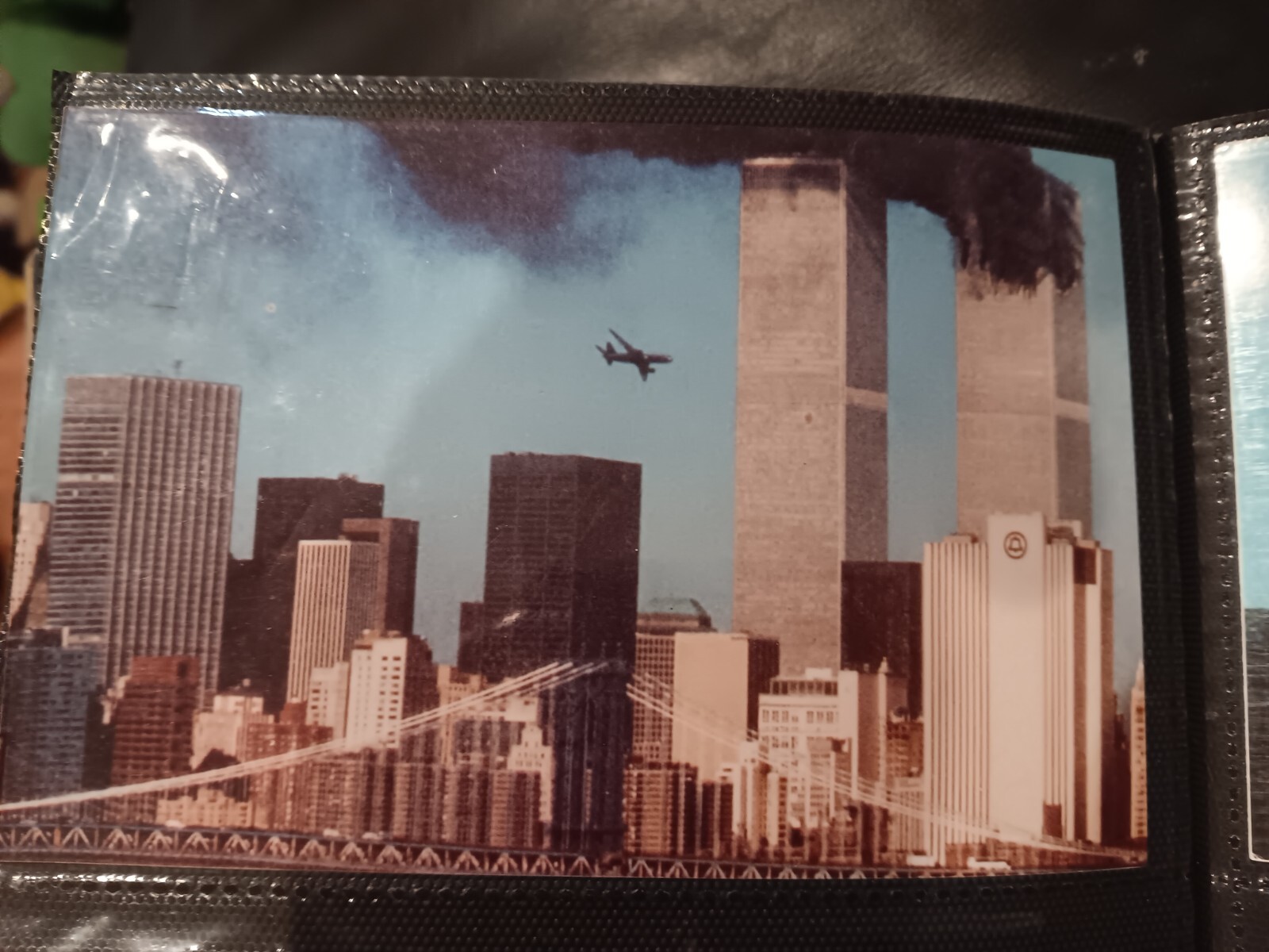 9/11 Artifat: Very Rare , Upclose OFlm Photo of Flight 175 Striking South Tower 9/11 Artifat: Very Rare , Upclose OFlm Photo of Flight 175 Striking South Tower