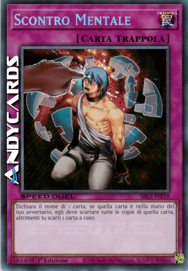 Mind Crush • Secret • SBC1 ITE19 • 1Ed • Yugioh