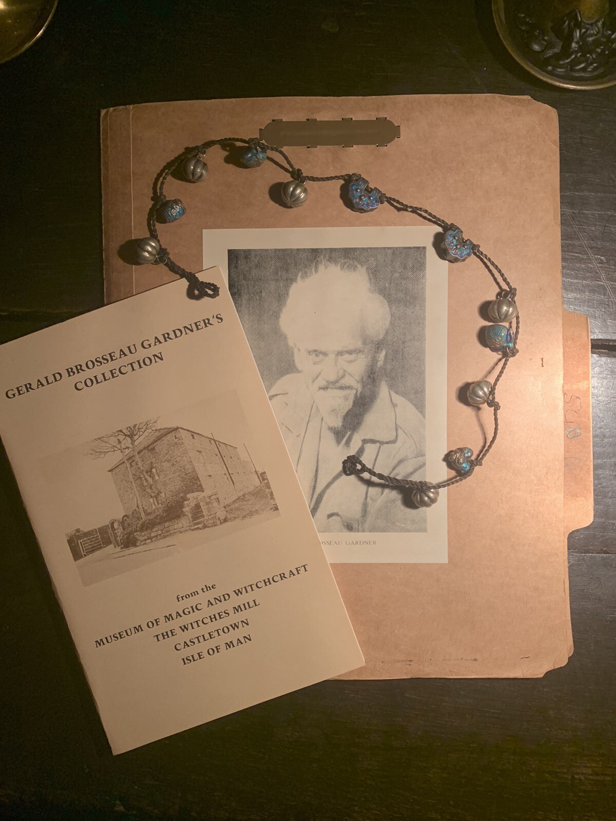 Antique Gerald Gardner  Necklace Witchcraft Occult Ripley’s ￼Vintage Wicca
