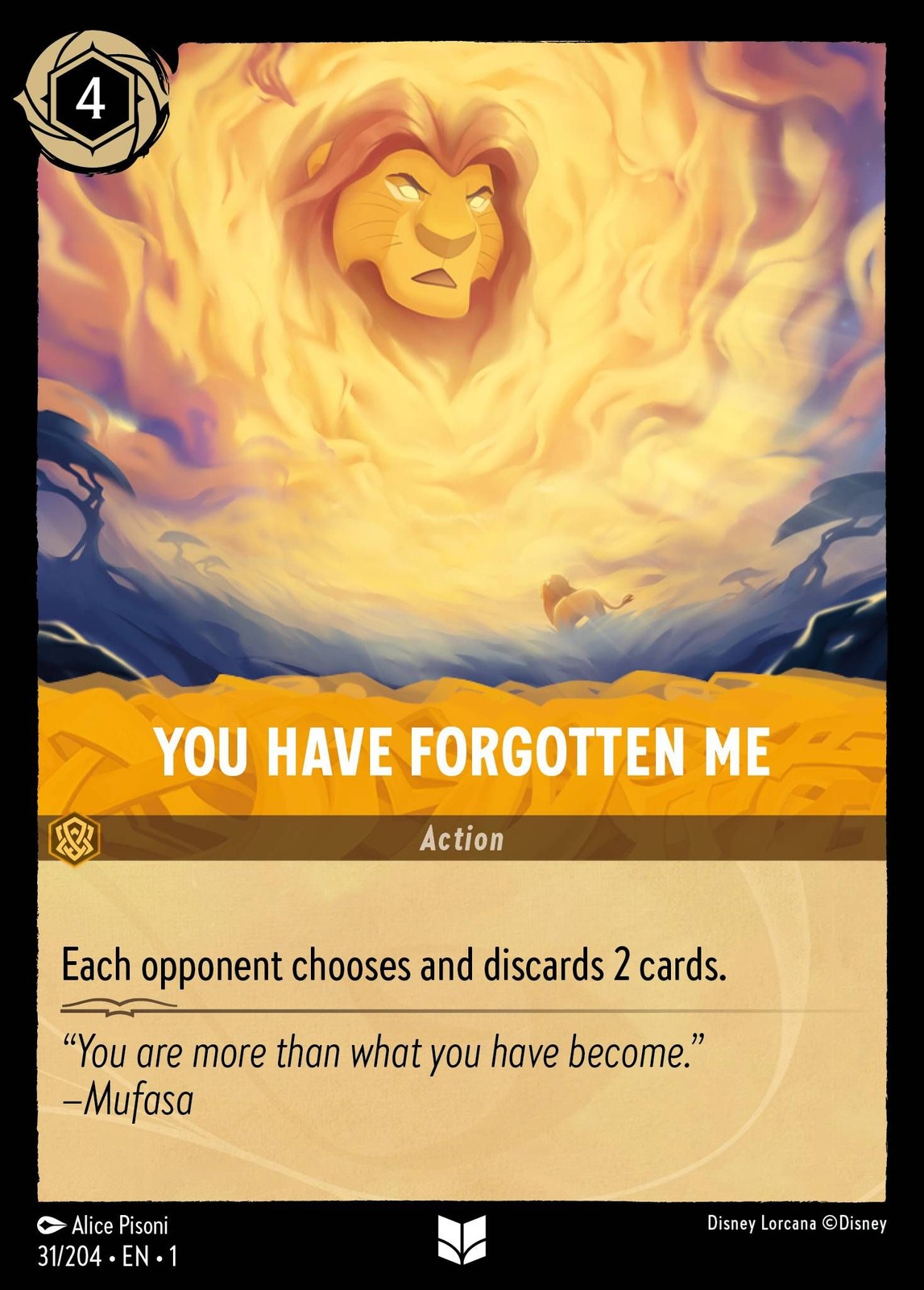 You Have Forgotten Me - FOIL - The First Chapter - Lorcana TCG