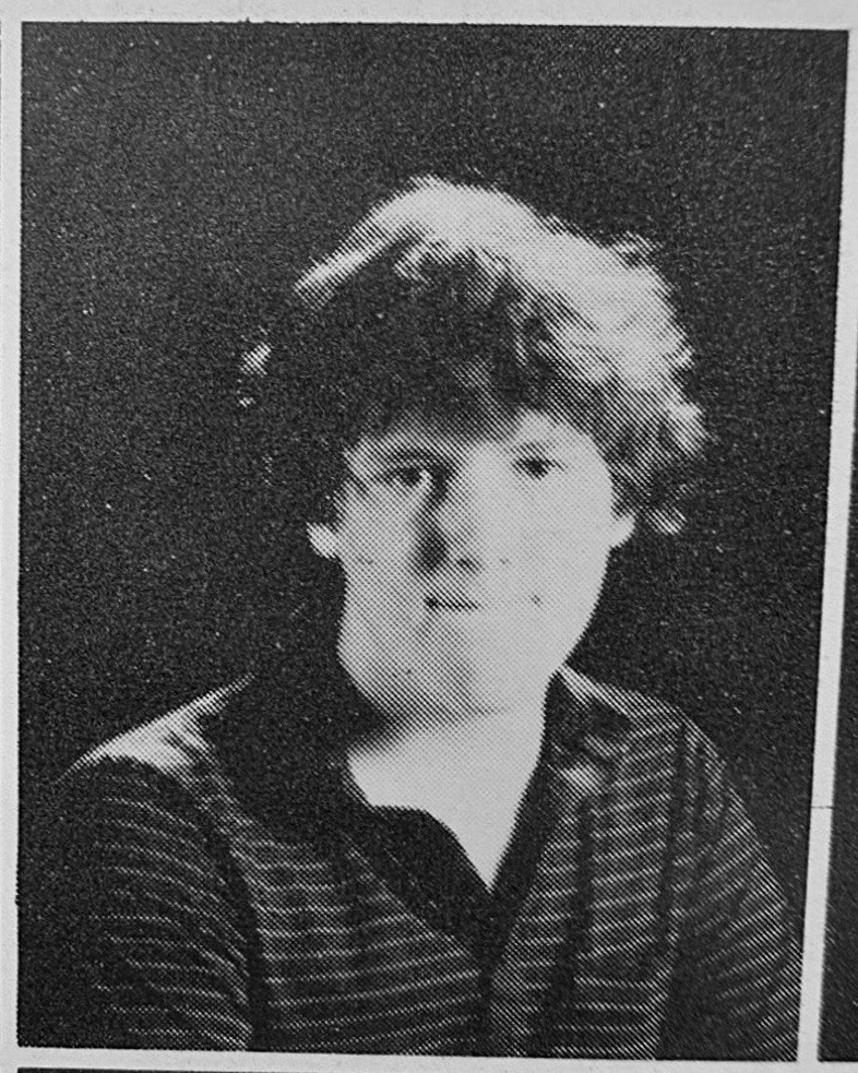 Brian Carroll (Buckethead) 1985 10th Grade Damien High School Yearbook PHOTO