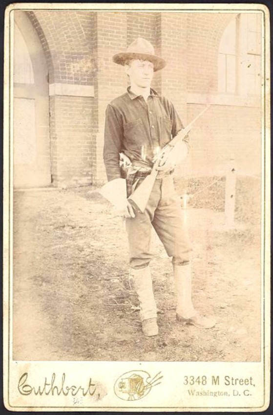 Possible TEDDY ROOSEVELT ROUGH RIDER - Washington,D.C. 1898 Possible TEDDY ROOSEVELT ROUGH RIDER - Washington,D.C. 1898