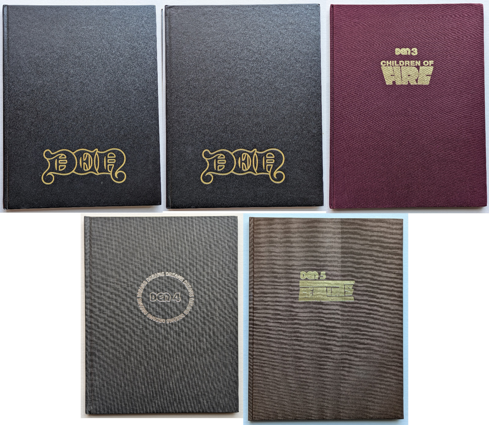 RICHARD CORBEN DEN vol 1-5 (Fantagor) HC Hardcover SIGNED LIMITED RARE
