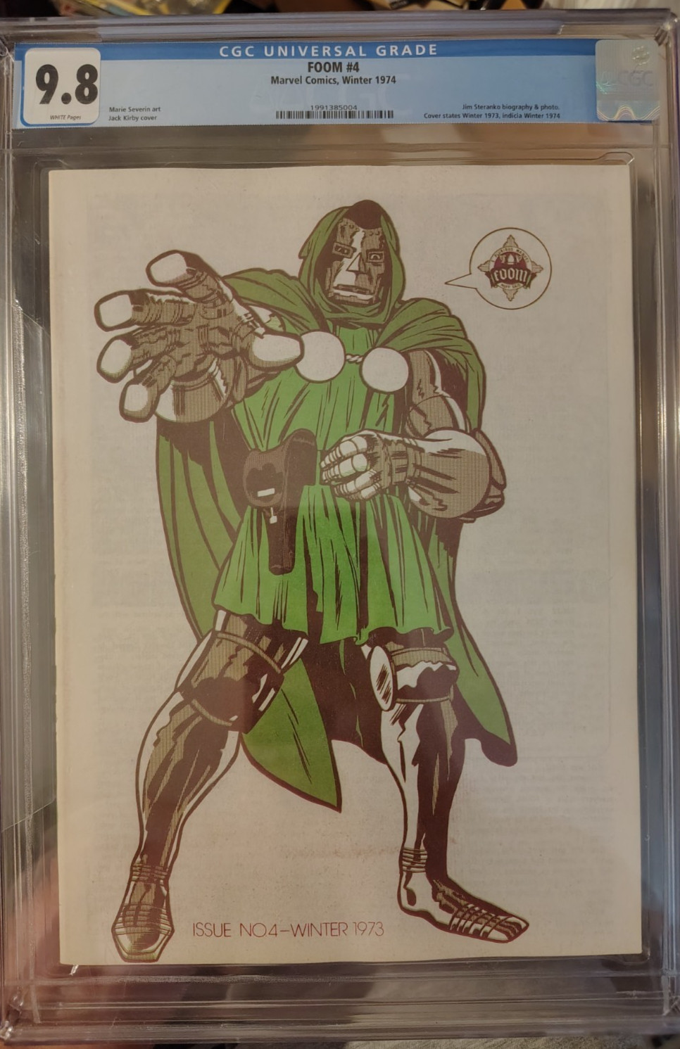 FOOM #4 CGC 9.8 DR DOOM - HIGHEST GRADED *1 of 2 on census* ~ TRADES/PAYMENTS FOOM #4 CGC 9.8 DR DOOM - HIGHEST GRADED *1 of 2 on census* ~ TRADES/PAYMENTS