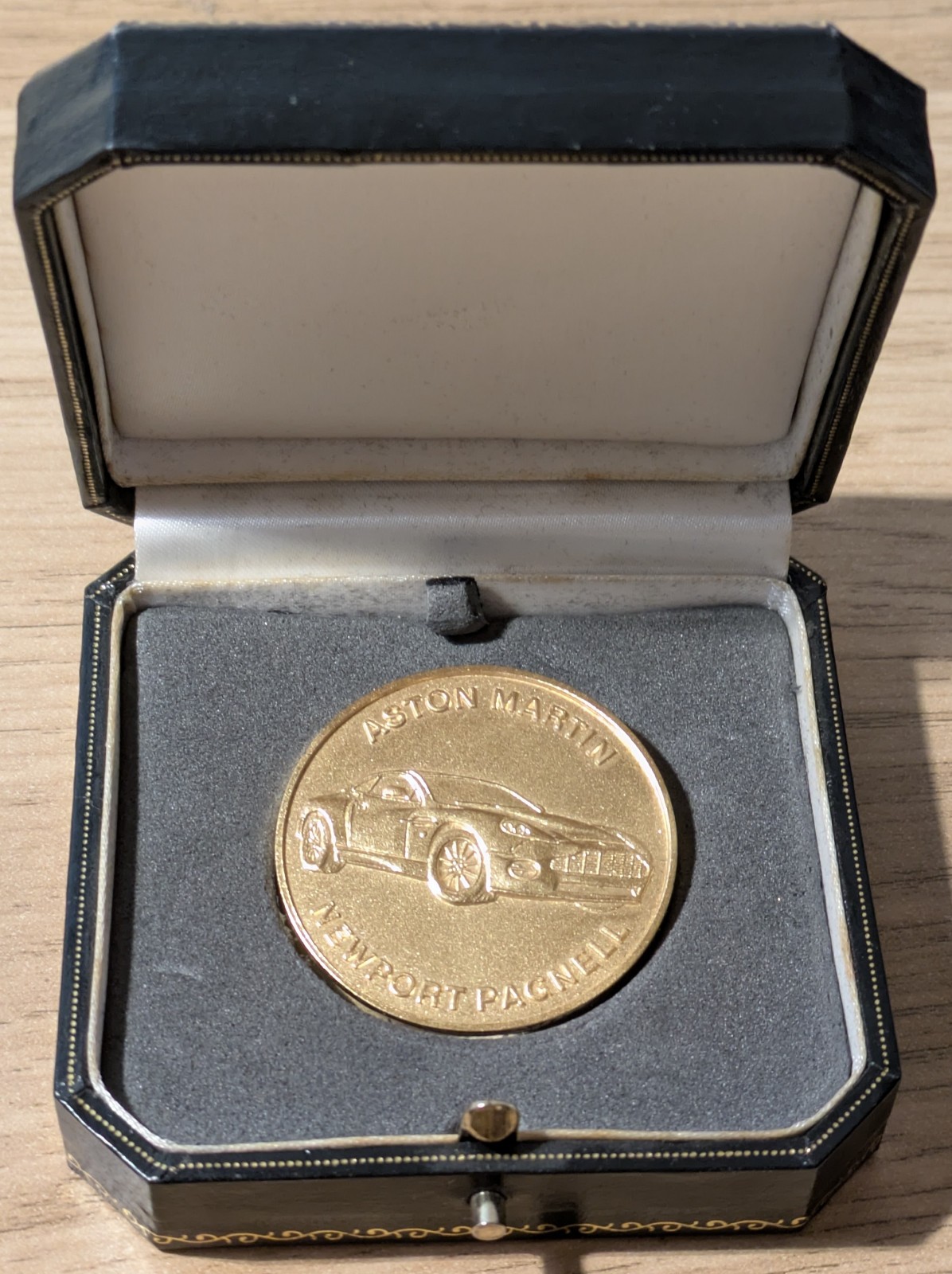 Aston Martin 1954 - 2007 Newport Pagnell Bronze Medal Coin - Vanquish S, DB5