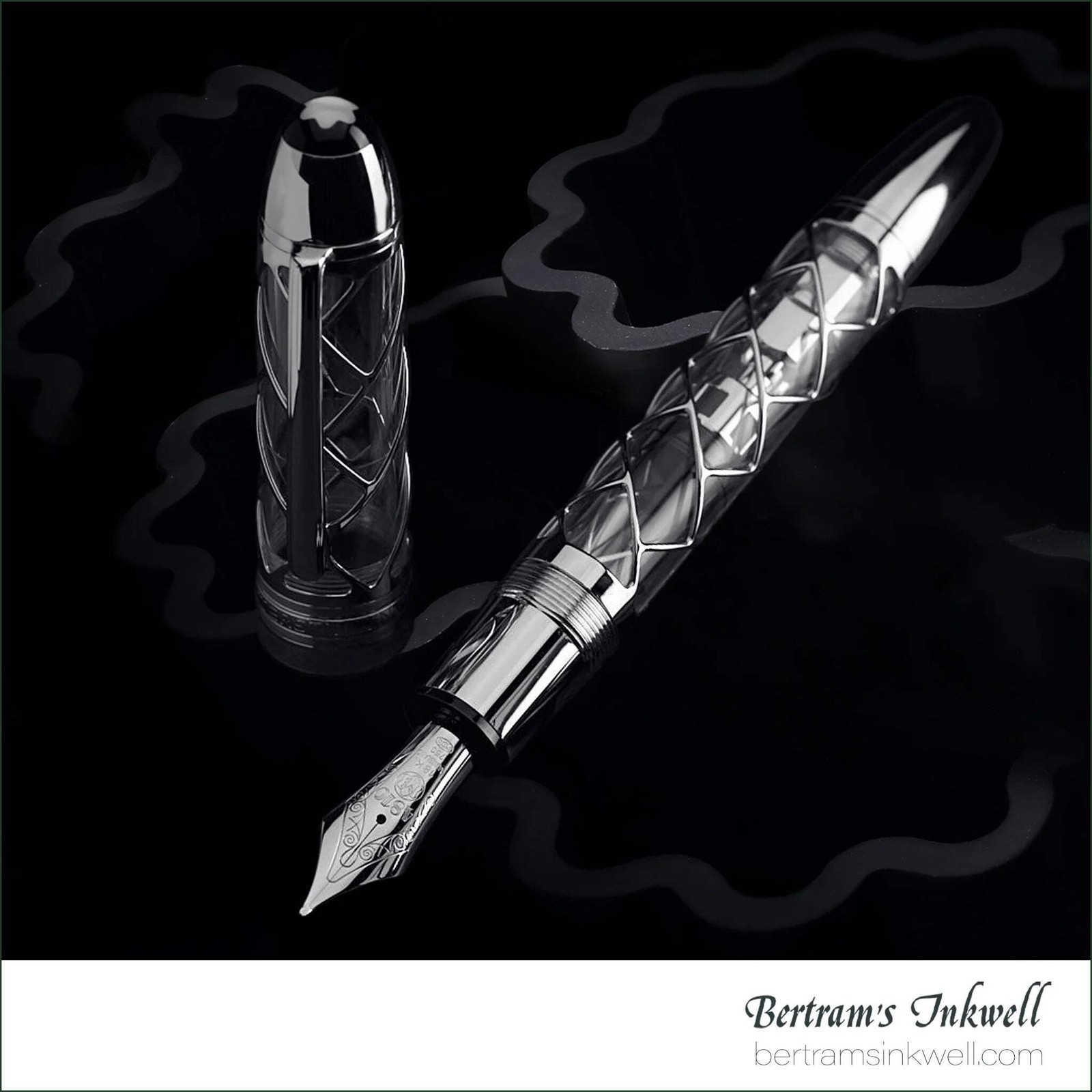Montblanc Meisterstück Platinum Plated Skeleton 149 Fountain Pen 33349, 2001