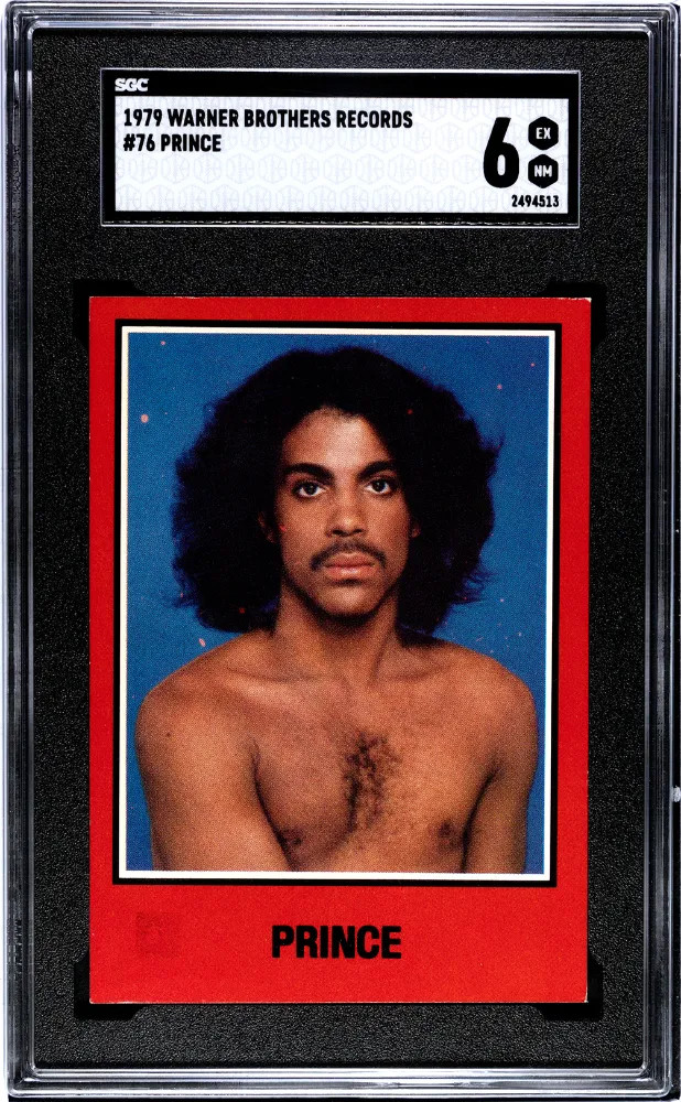 PRINCE 1979 Warner Brothers Records ROOKIE #76 SGC 6. POP 3. 3 HIGHER PRINCE 1979 Warner Brothers Records ROOKIE #76 SGC 6. POP 3. 3 HIGHER