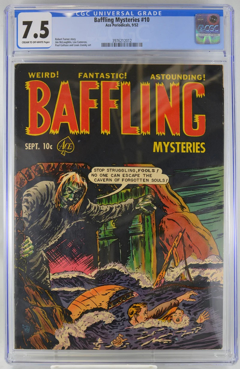 Baffling Mysteries (1952 Ace) # 10 CGC: CGC 7.5 (3976212012) Baffling Mysteries (1952 Ace) # 10 CGC: CGC 7.5 (3976212012)