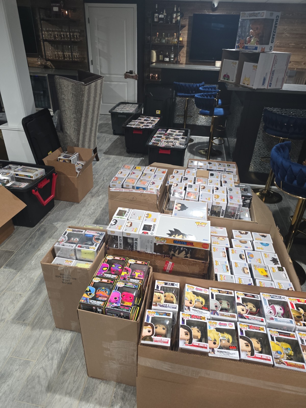 Funko Pop Huge Lot of 800+Figures mixed Rockers TV Movies Marvel Dis DC+More NIB Funko Pop Huge Lot of 800+Figures mixed Rockers TV Movies Marvel Dis DC+More NIB