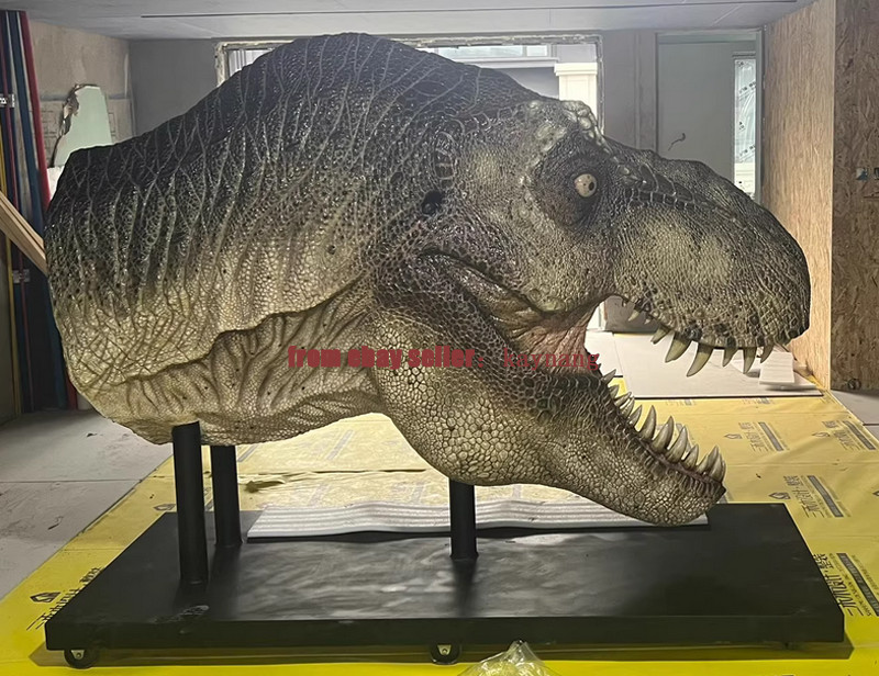 ECC Elite Creature Collectibles 1/1 Scale Tyrannosaurus Rex Head GK Model Statue ECC Elite Creature Collectibles 1/1 Scale Tyrannosaurus Rex Head GK Model Statue