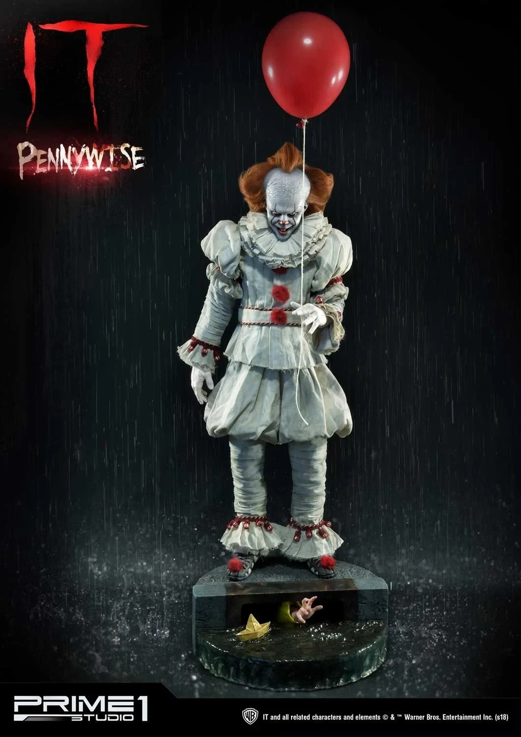 Prime 1 Studio 1/2 IT Pennywise Figure Statue Model Collectible Hot Toys Rare Prime 1 Studio 1/2 IT Pennywise Figure Statue Model Collectible Hot Toys Rare