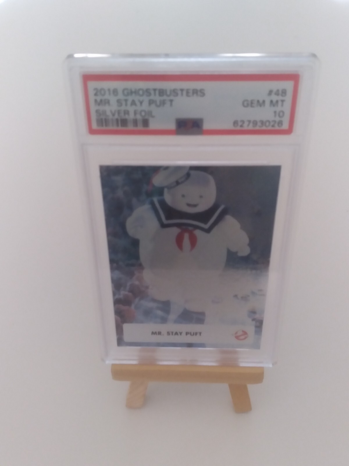 2016 Ghostbusters Mr. Stay Puft Silver Foil PSA GEM MT 10 # 48 WOW Gorgeous Card 2016 Ghostbusters Mr. Stay Puft Silver Foil PSA GEM MT 10 # 48 WOW Gorgeous Card