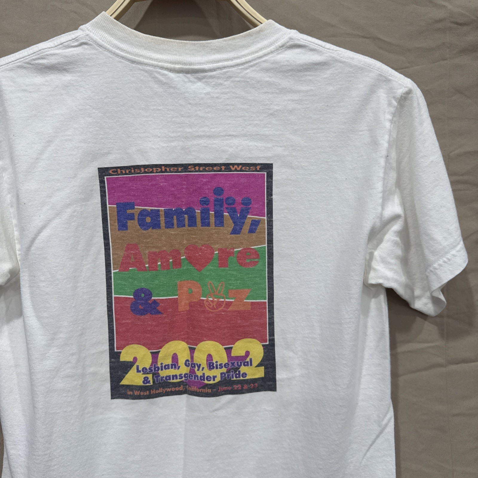 Christopher Street Gay Pride Parade Shirt 2002 Liberation Day Lesbian Trans Rare Christopher Street Gay Pride Parade Shirt 2002 Liberation Day Lesbian Trans Rare