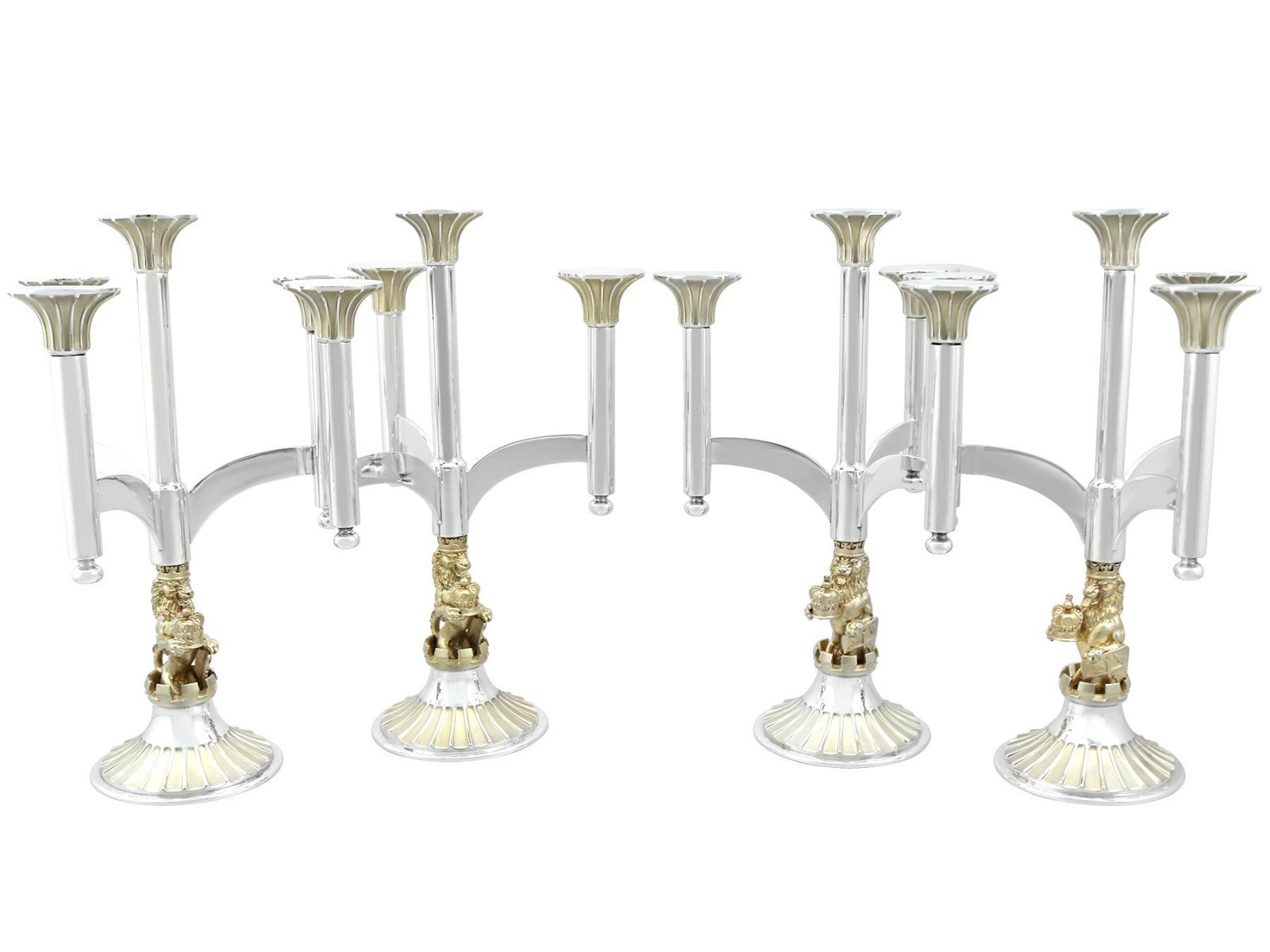 Vintage Sterling Silver Four Light Candelabra (1977)