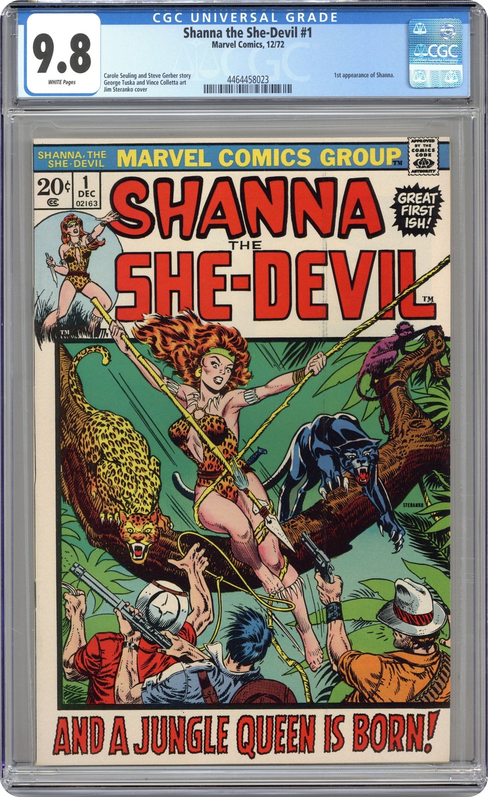 Shanna The She-Devil #1 CGC 9.8 1972 4464458023