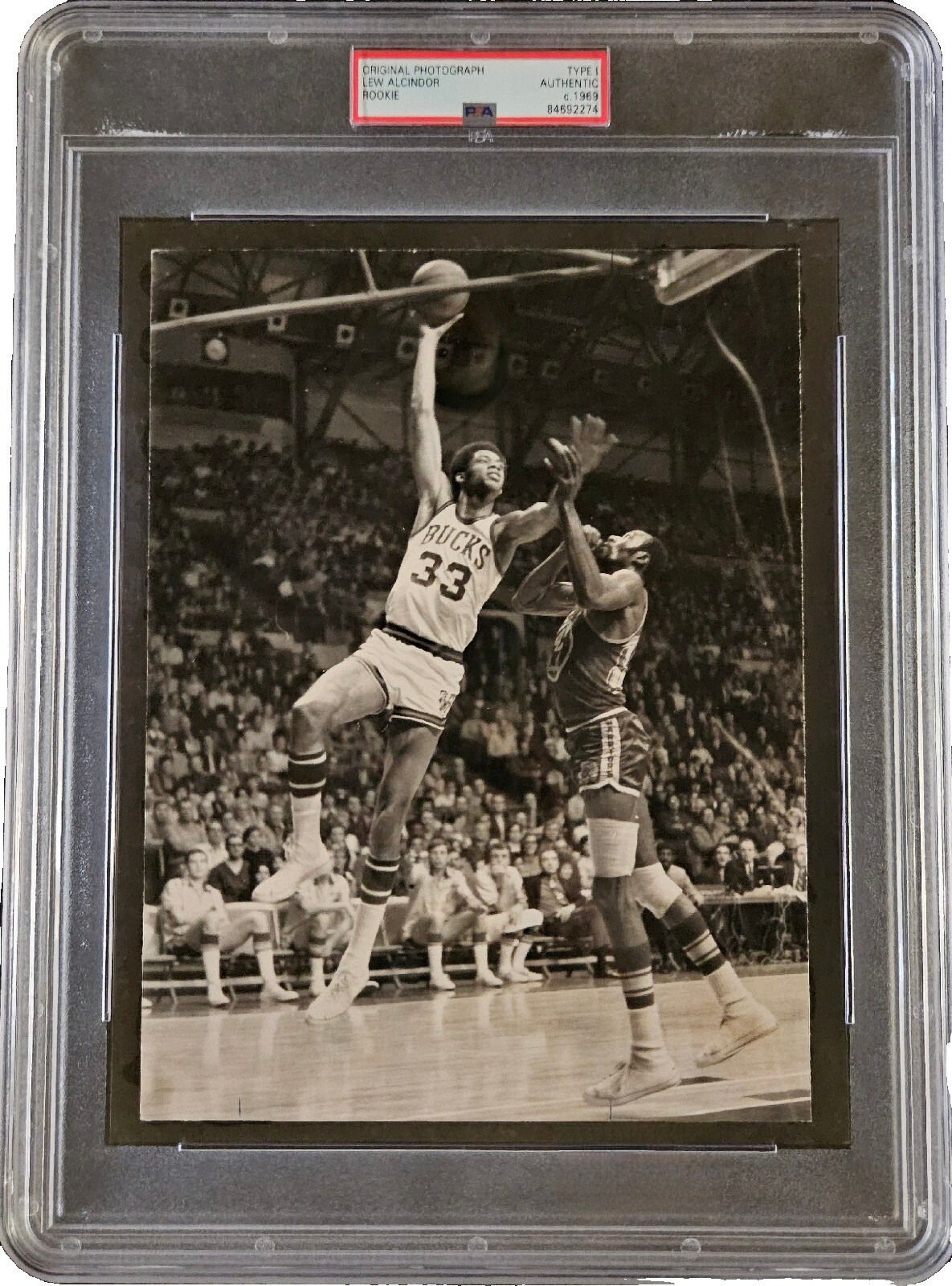 1969 Lew Alcindor rookie TYPE 1 photo 1969 Lew Alcindor rookie TYPE 1 photo