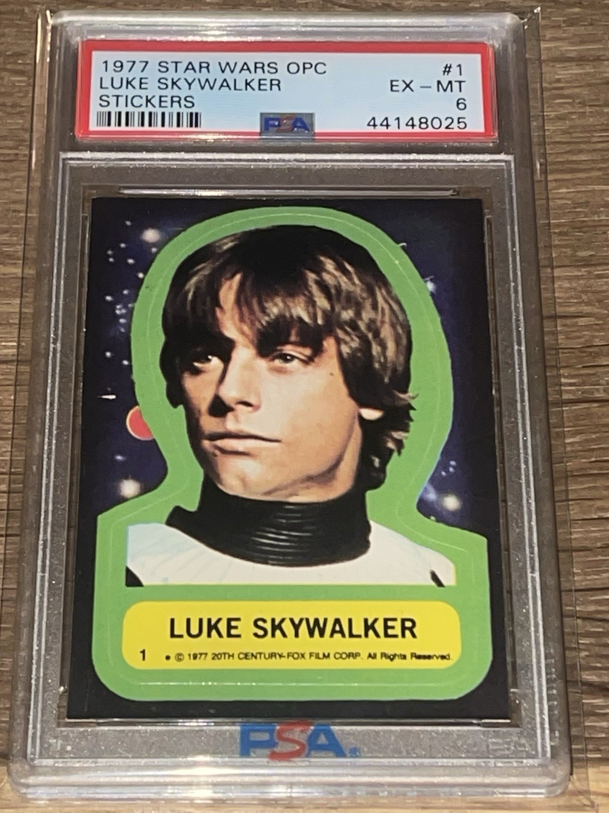 1977 O-PEE-CHEE OPC STAR WARS #1 LUKE SKYWALKER RC PSA GRADED ONLY 1 HIGHER 1977 O-PEE-CHEE OPC STAR WARS #1 LUKE SKYWALKER RC PSA GRADED ONLY 1 HIGHER
