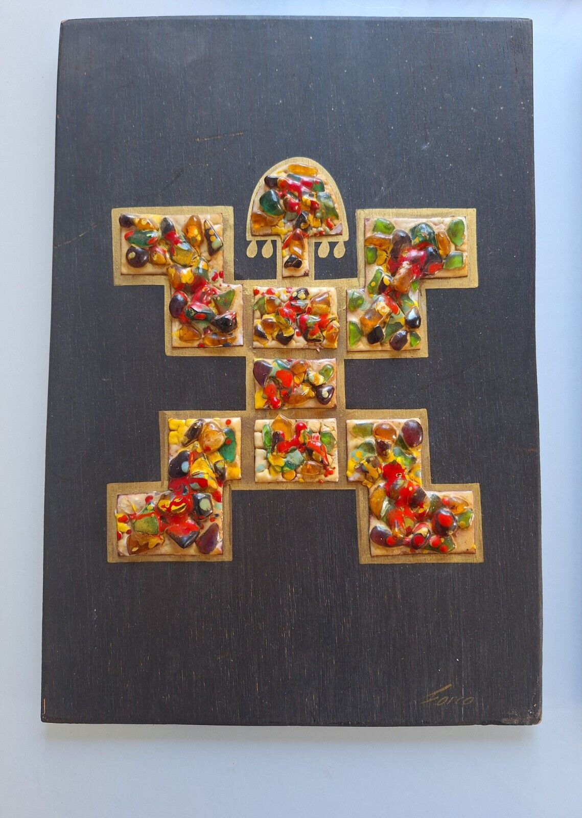 Handmade colombia Quimbaya Tolima Gold museum Bogota Ornament pectoral